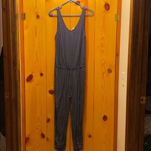 Navy and white Jumpsuit